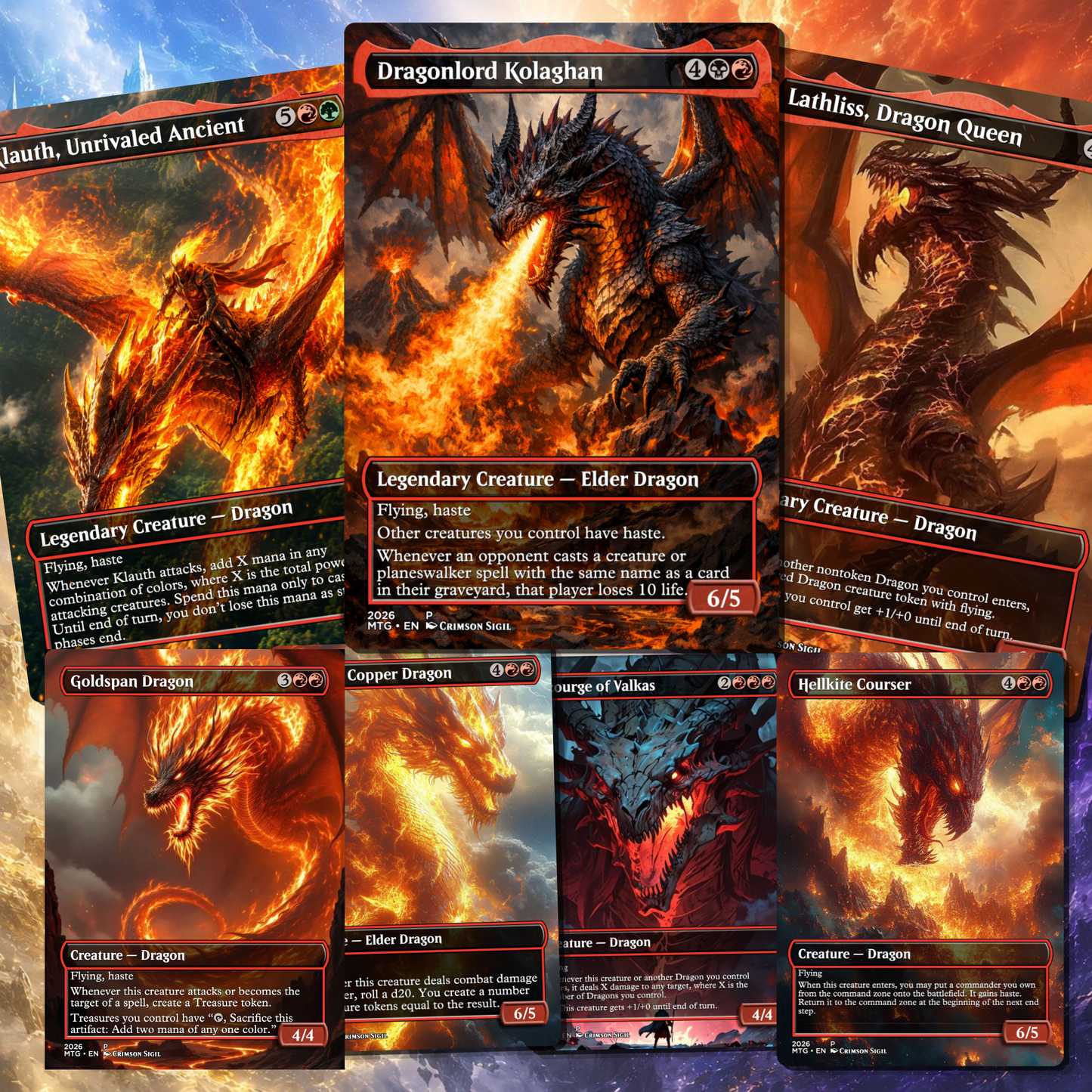 Dragon Kingdom MTG Proxy Commander Deck