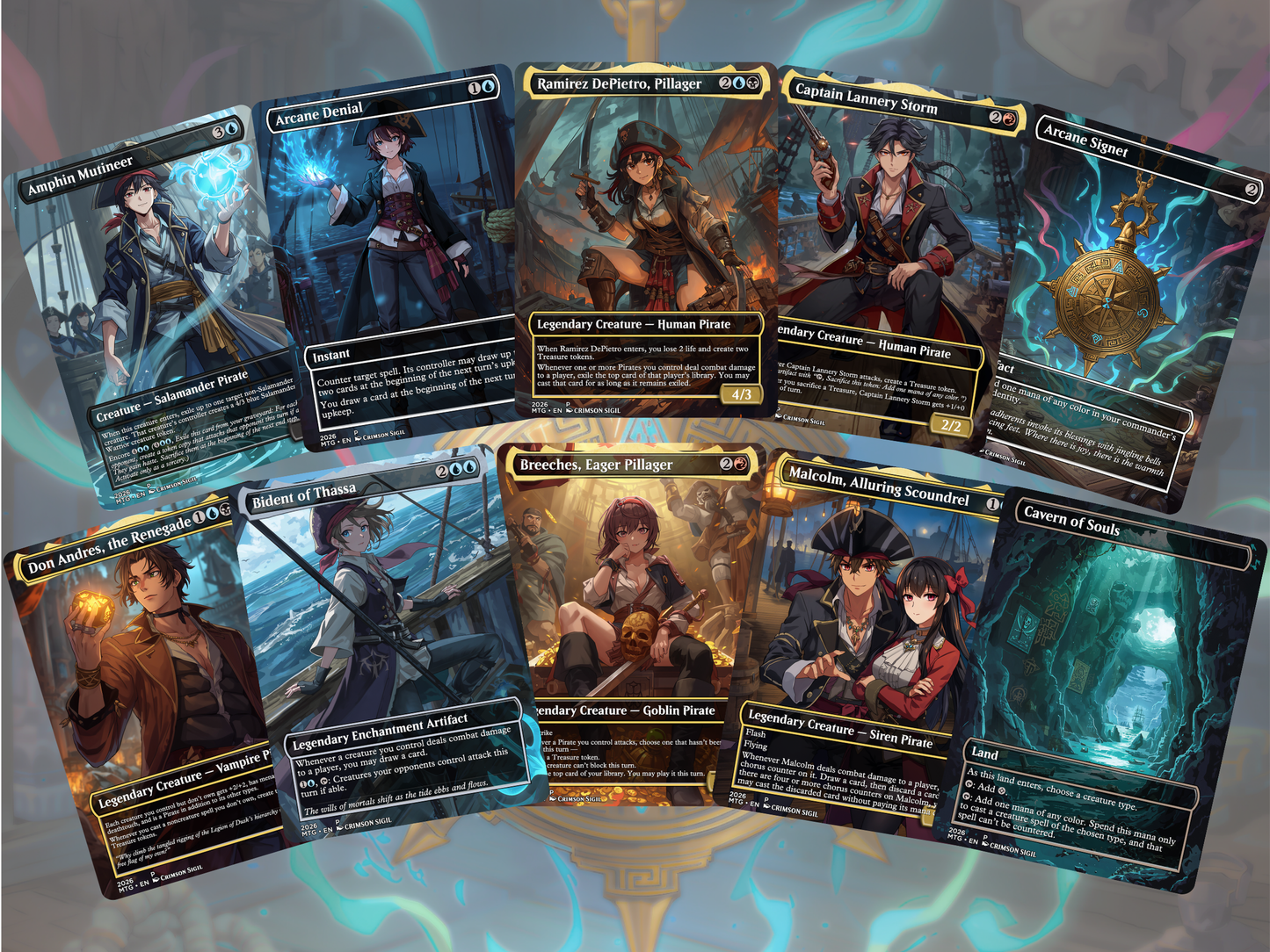 High Seas Armada MTG Proxy Commander Deck