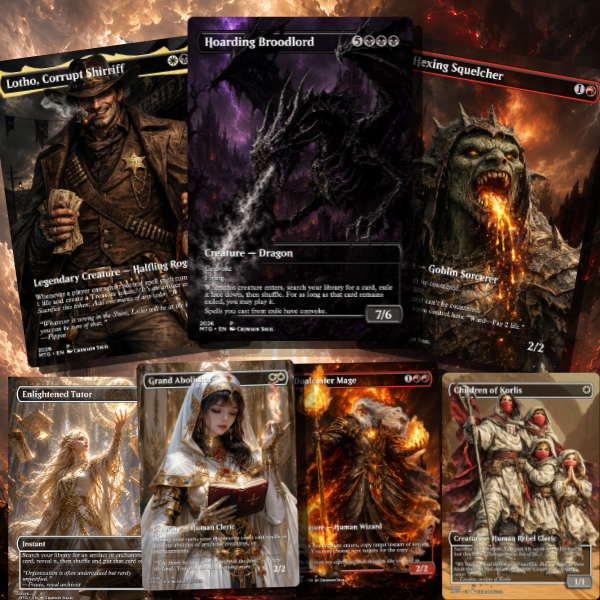 Heaven Fire Cataclysm MTG Proxy Commander Deck