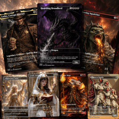 Heaven Fire Cataclysm MTG Proxy Commander Deck