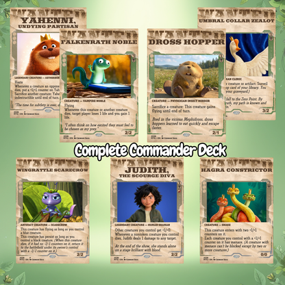 Green Lizards MTG Proxy Commander Deck