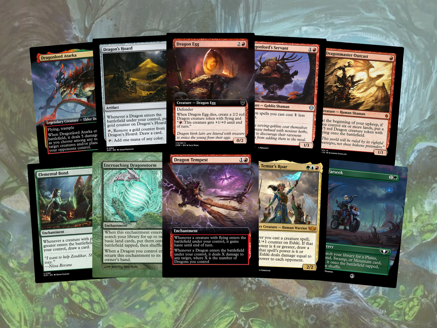 Temur Roar MTG Proxy Commander Deck