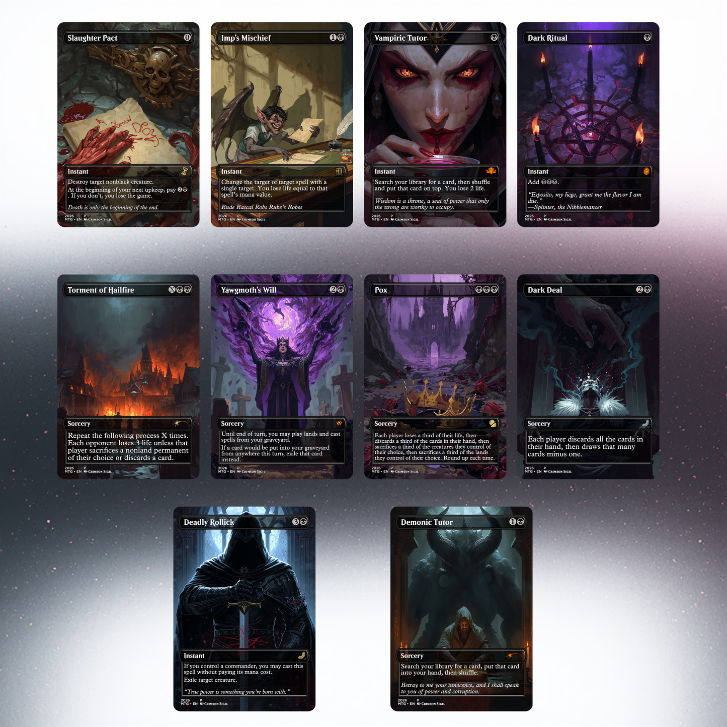The Lantern of Lost Souls MTG Proxy Commander Deck