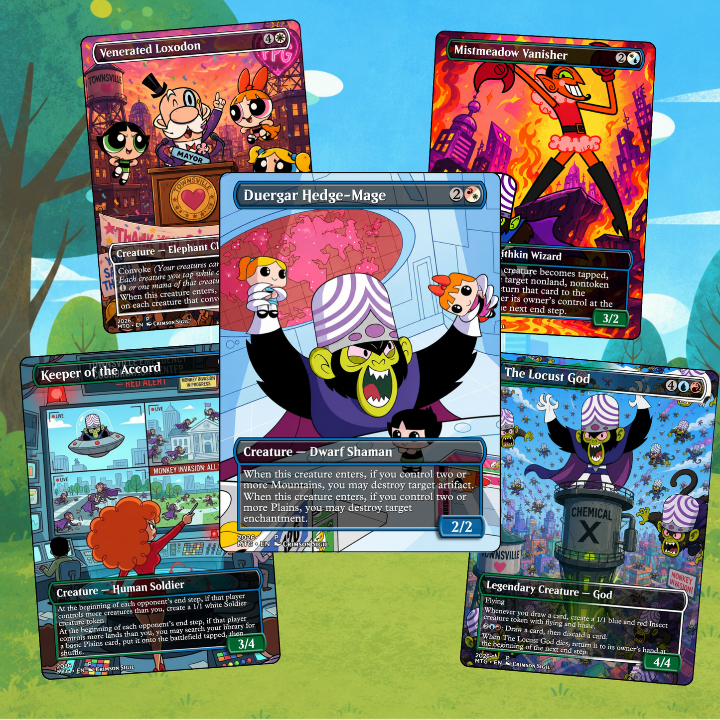 The Chemical Girls MTG Proxy Commander Deck