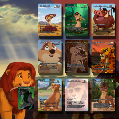 The Lion King MTG Proxy Commander Deck