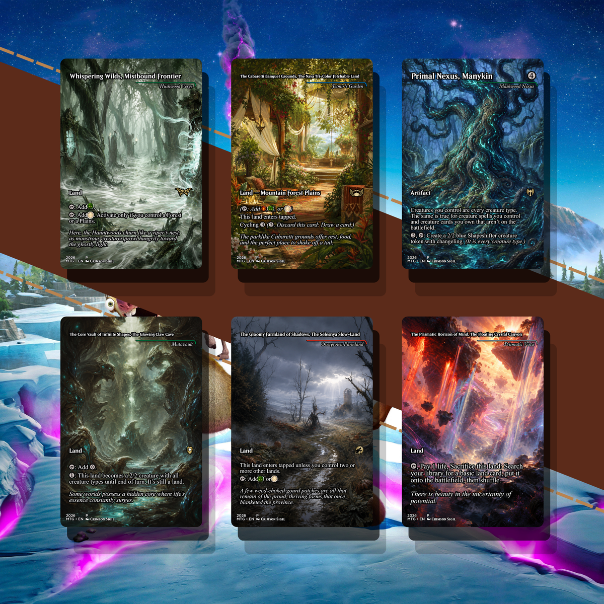 Ice Age MTG Proxy Commander Deck