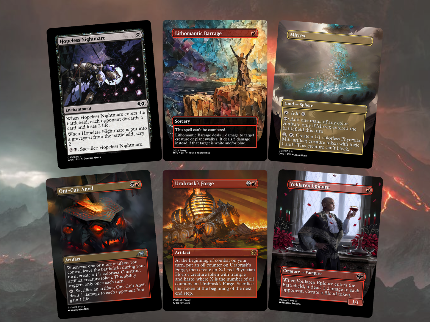 Ember Anvil MTG Proxy Commander Deck