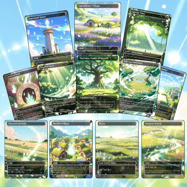 Bunny Overrun MTG Proxy Commander Deck showcasing high-quality magic proxies and magic the gathering proxies.