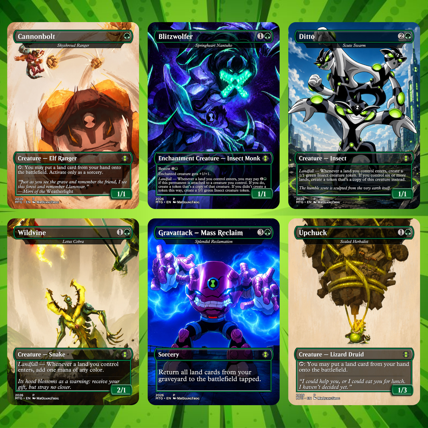 Ben10 MTG Proxy Commander Deck