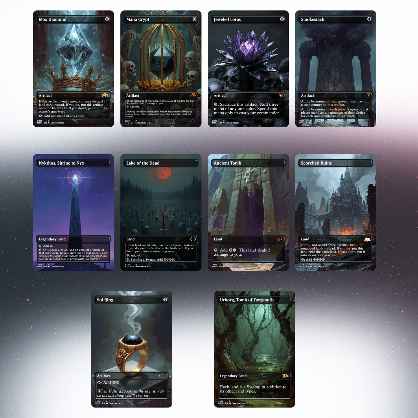 The Lantern of Lost Souls MTG Proxy Commander Deck
