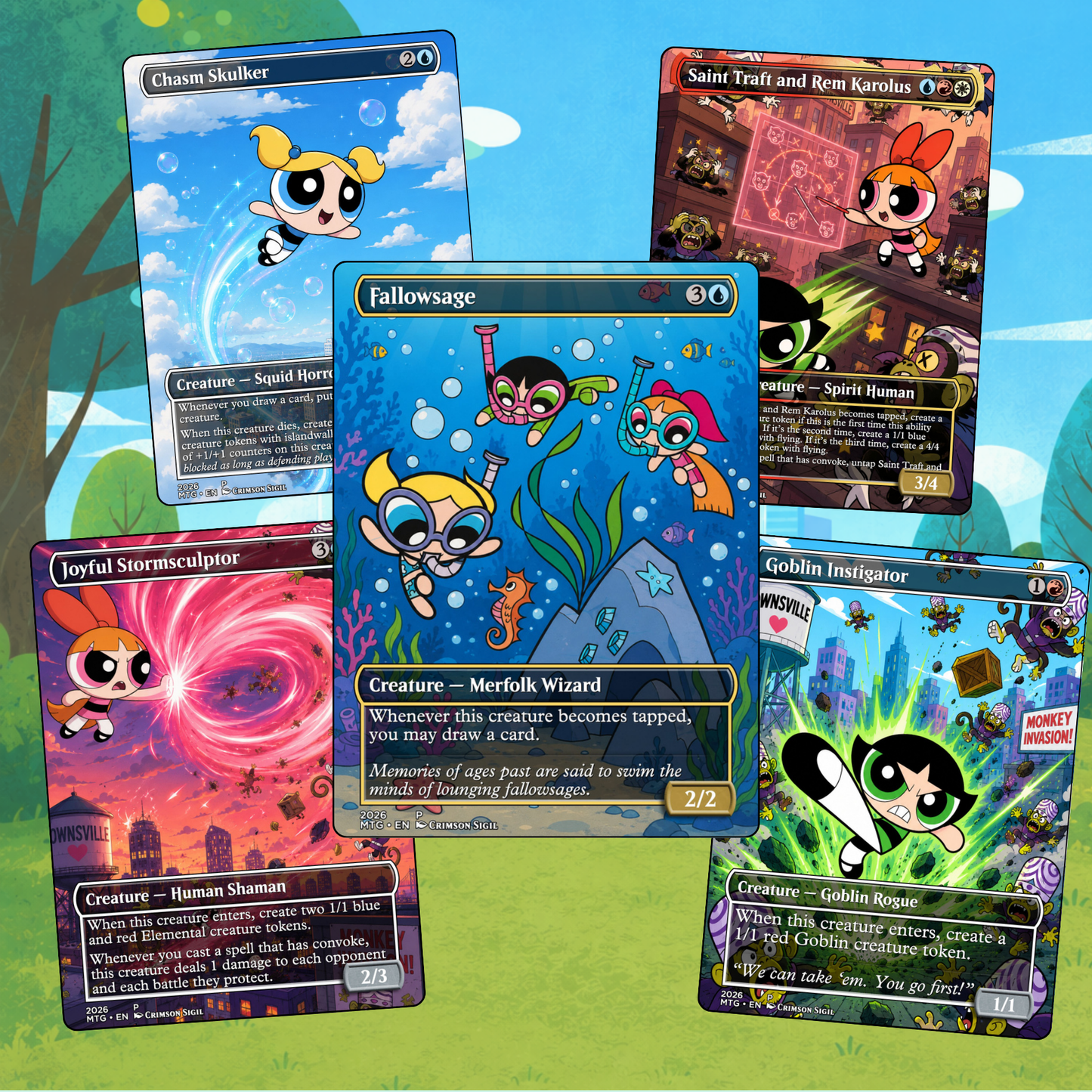 The Chemical Girls MTG Proxy Commander Deck