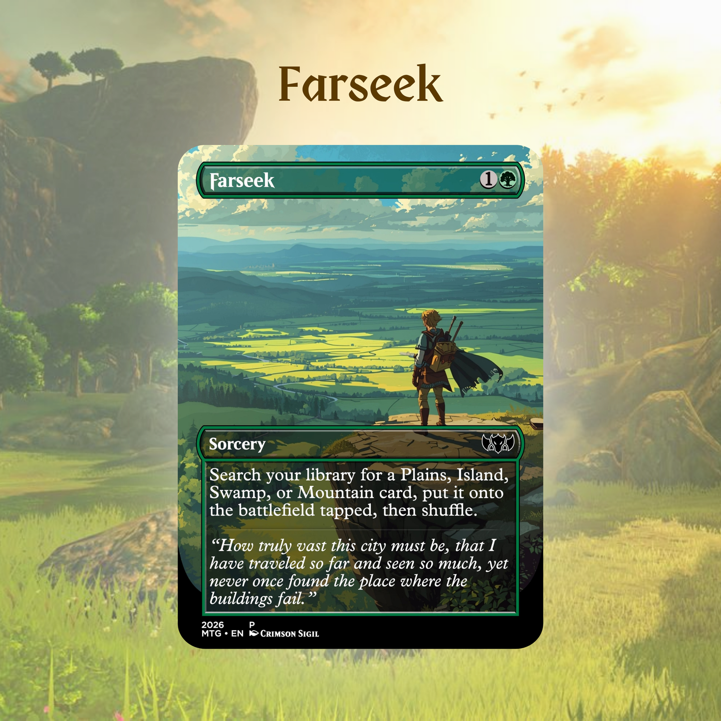 Zelda MTG Proxy Commander Deck
