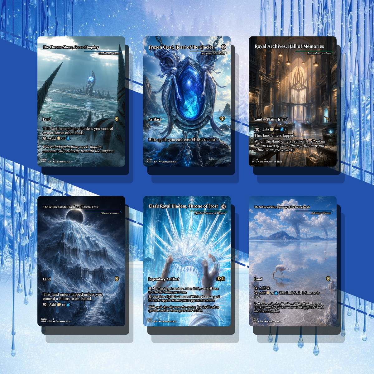 Frozen MTG Proxy Commander Deck