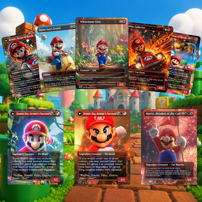 Mario MTG Proxy Commander Deck