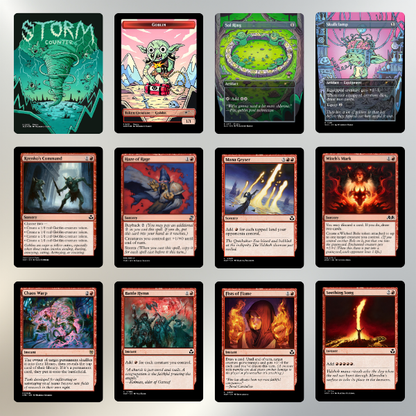 Goblin Storm Engine MTG Proxy Commander Deck