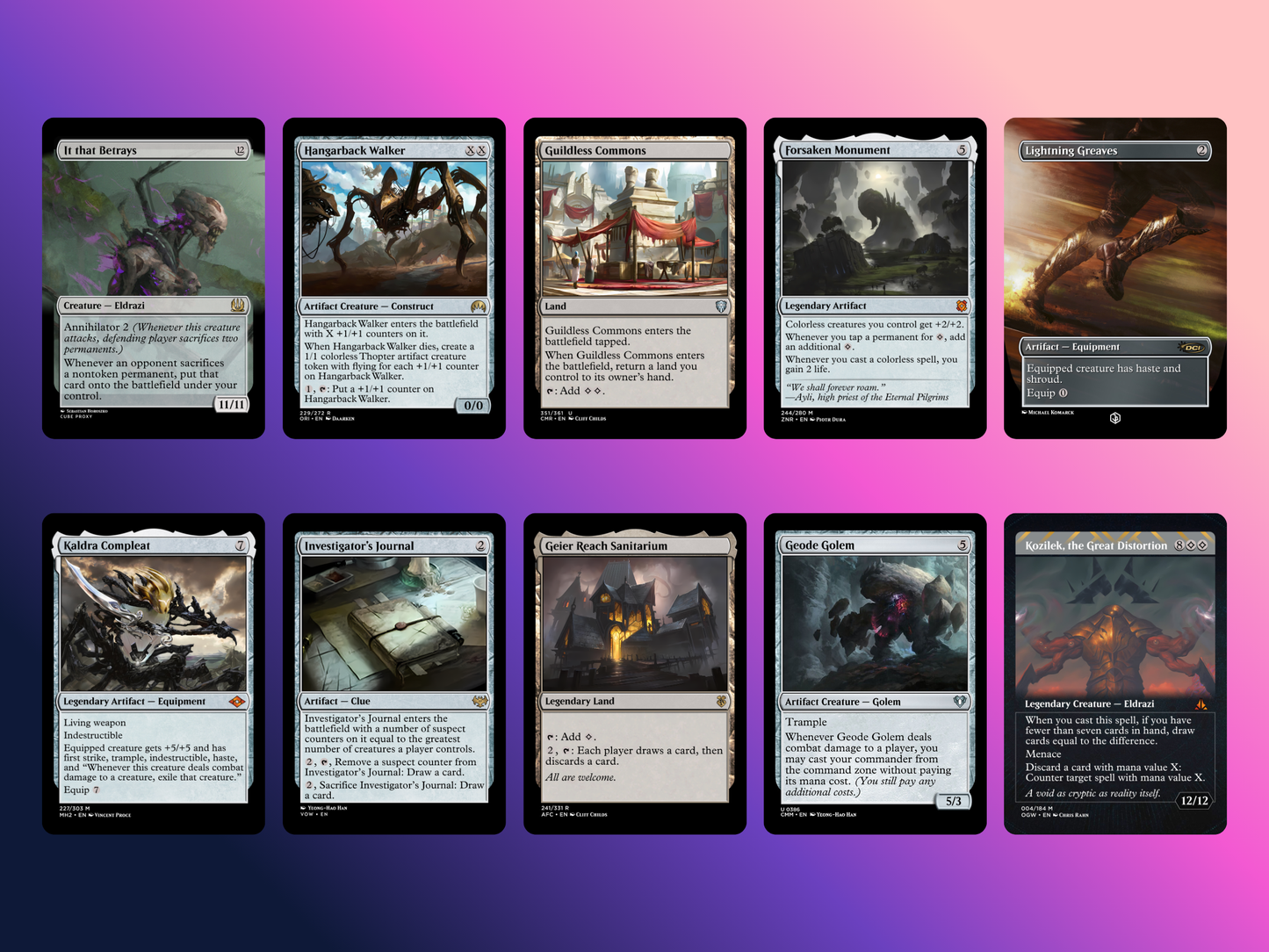 Void Titan Ascendancy MTG Proxy Commander Deck