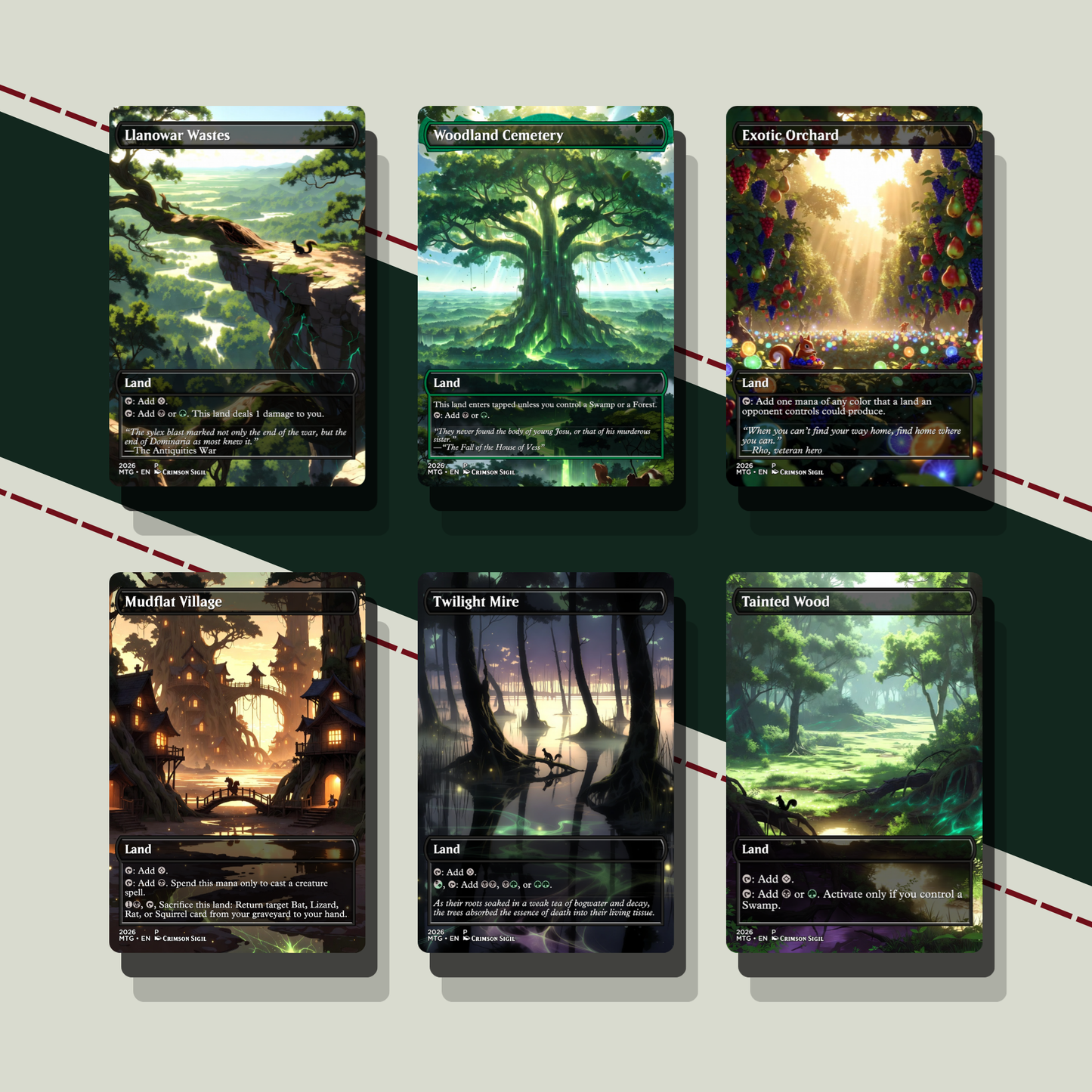 Squirrel Sovereign MTG Proxy Commander Deck