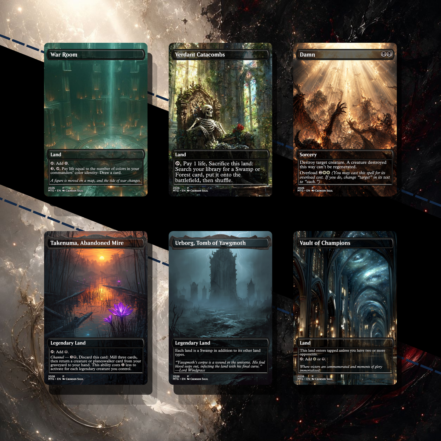 Heaven & Hell MTG Proxy Commander Deck