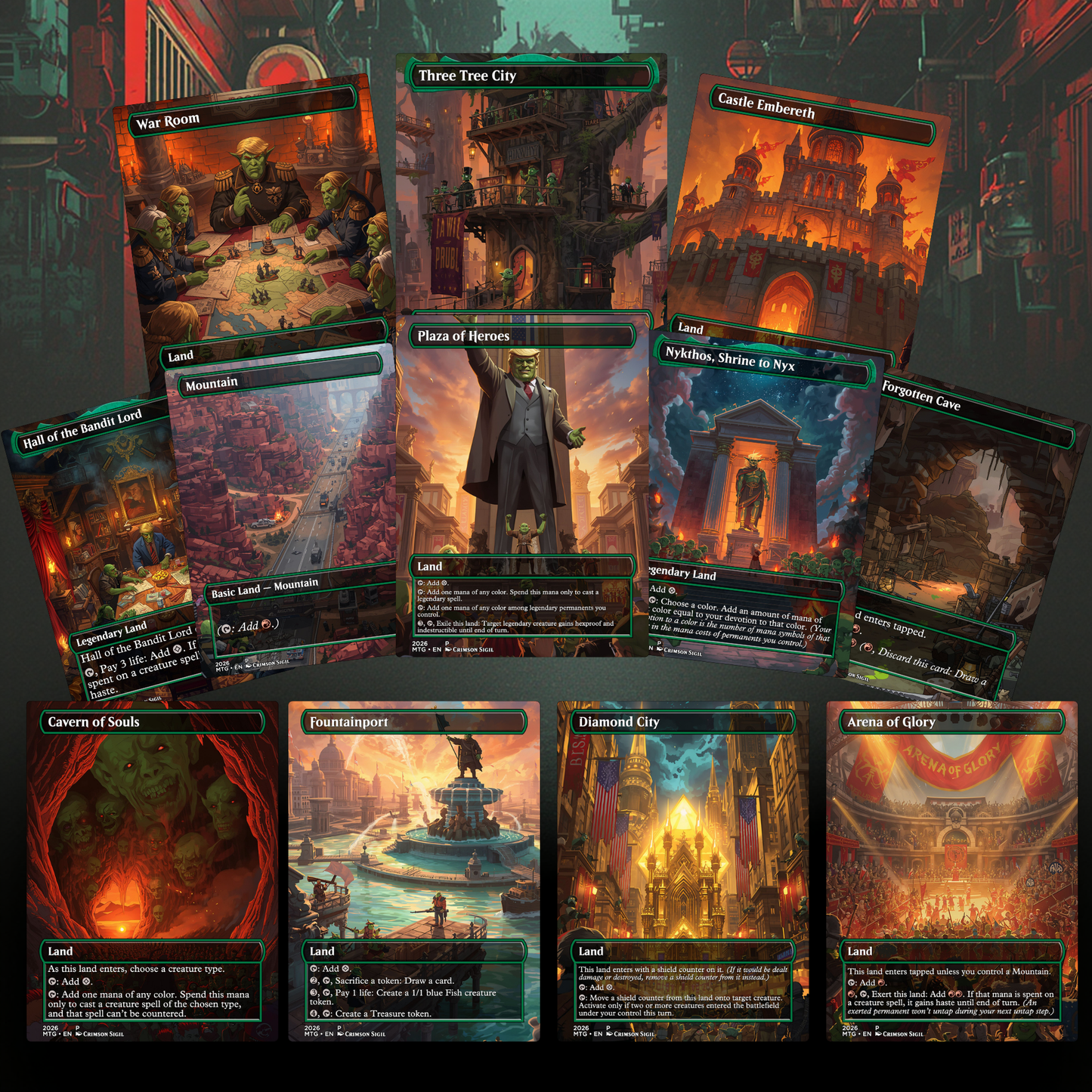 Mr.Gobin Trump MTG Proxy Commander Deck