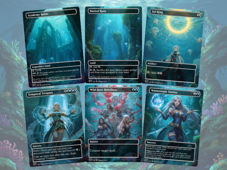 Deepsea Saboteur MTG Proxy Commander Deck