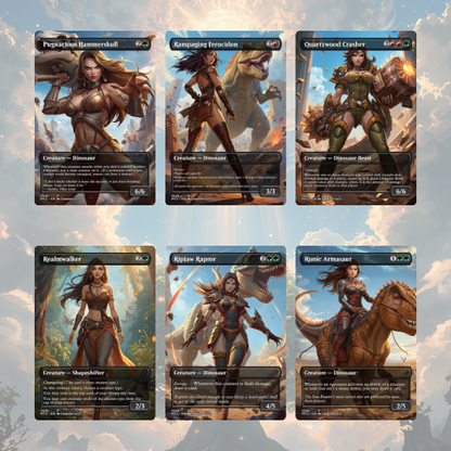 Dinosaurs MTG Proxy Commander Deck
