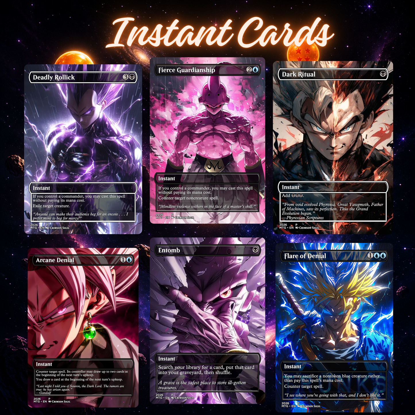 Dragonball Super  MTG Proxy Commander Deck