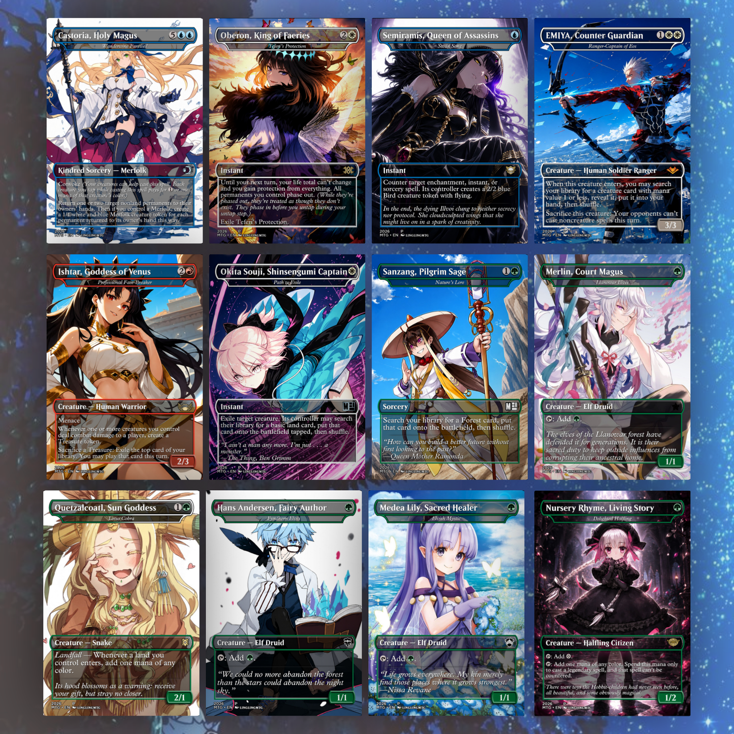 Fate MTG Proxy Commander Deck