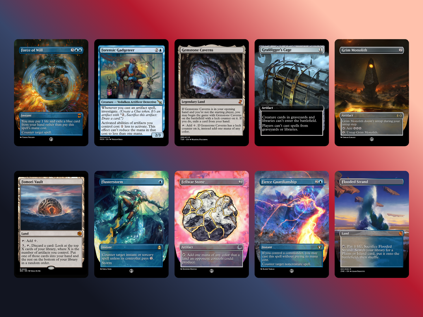 Power Scepter Engine MTG Proxy Commander Deck