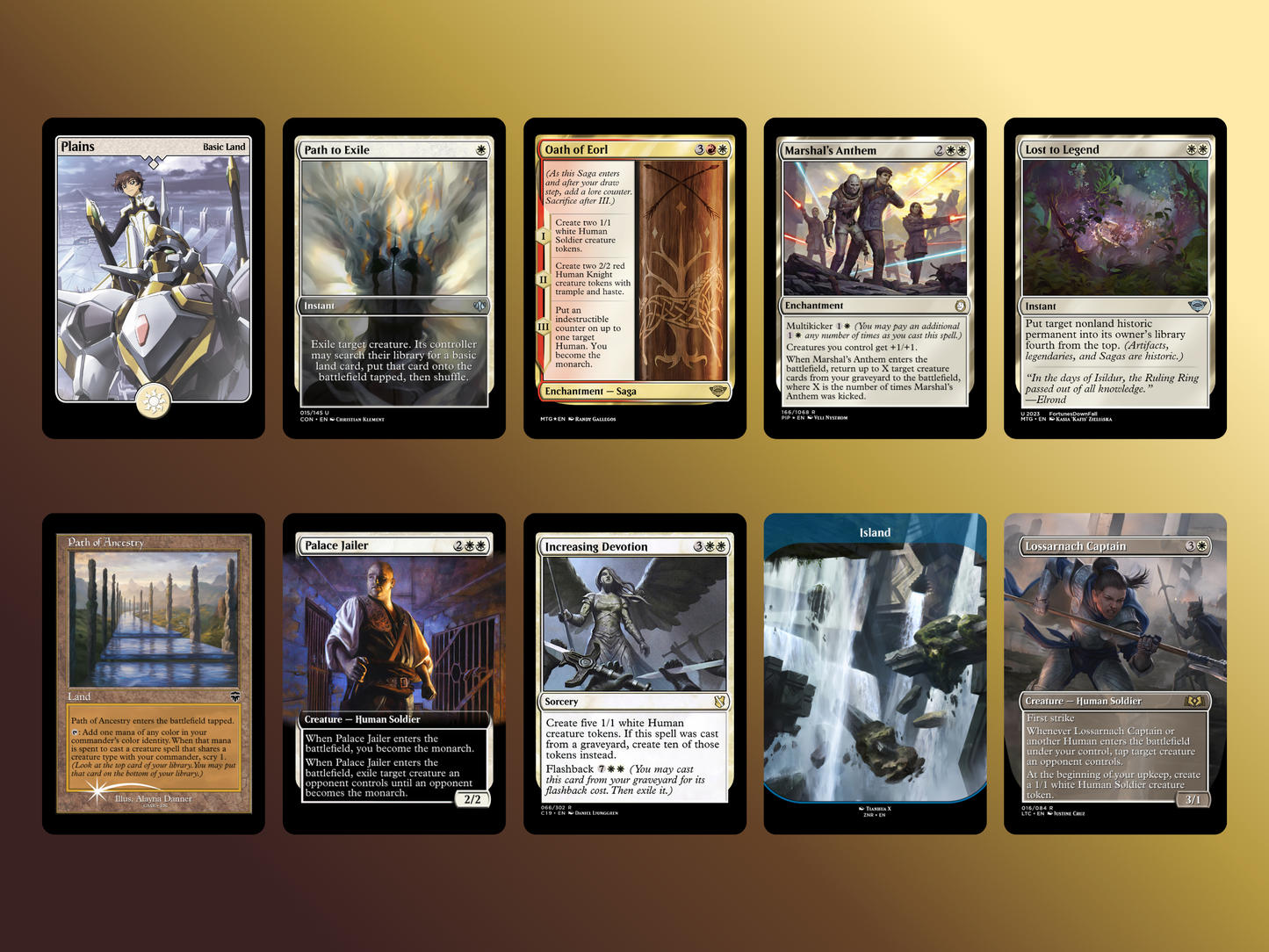 Riders of Rohan MTG Proxy Commander Deck