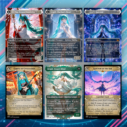 Hatsune Miku MTG Proxy Commander Deck