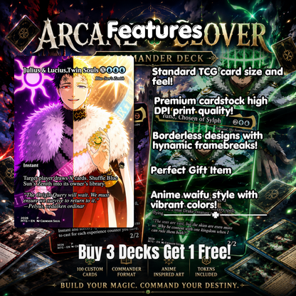 Black Clover MTG Proxy Commander Deck