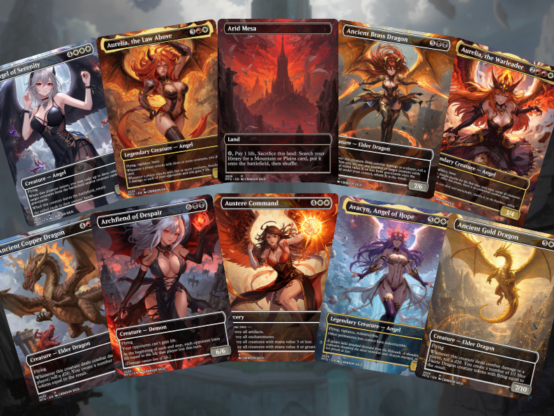 Kaalia of the Vast MTG Proxy Commander Deck