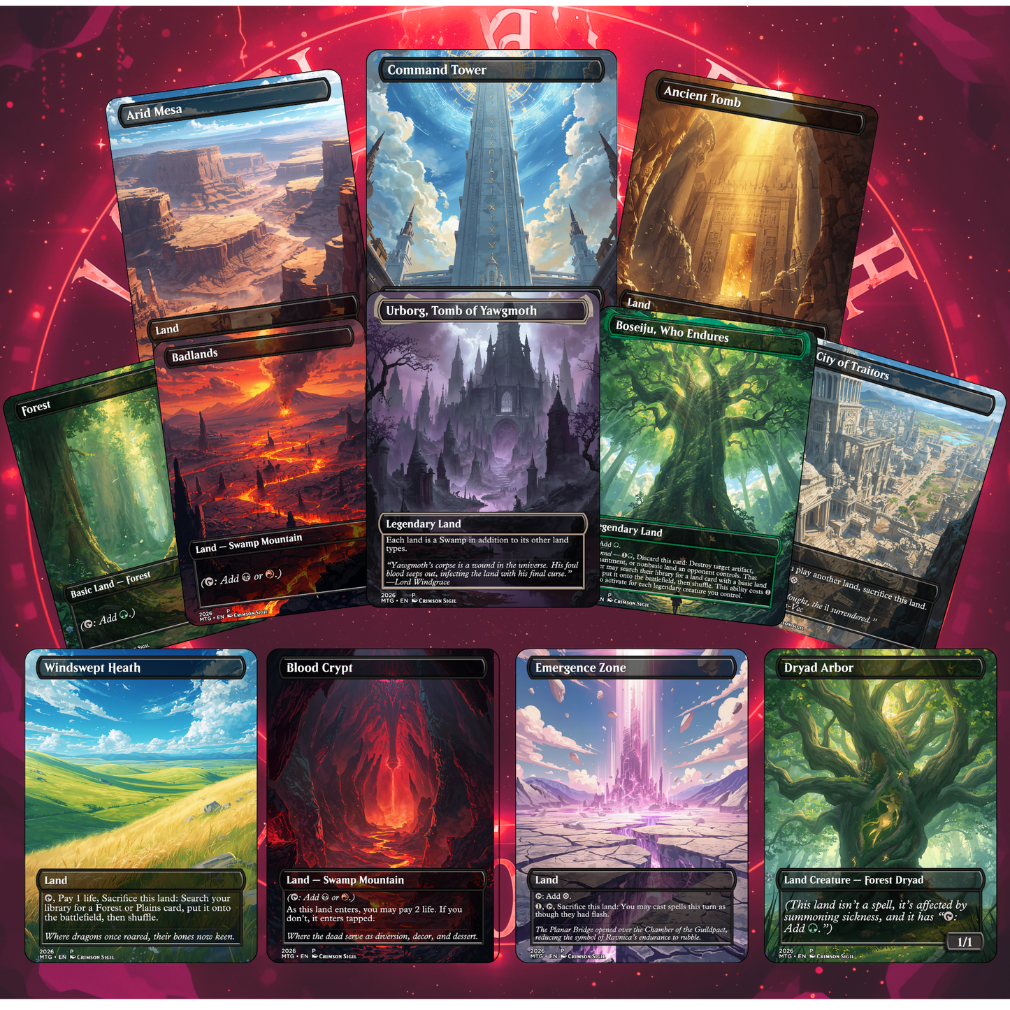 Arcane Realm MTG Proxy Commander Deck