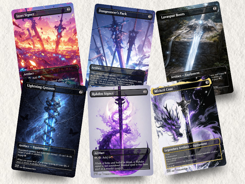Sword Girl MTG Proxy Commander Deck