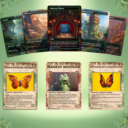 Green Lizards MTG Proxy Commander Deck