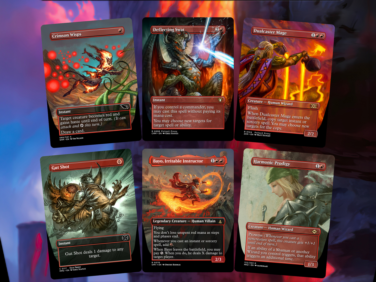 Spell Echo Overdrive MTG Proxy Commander Deck