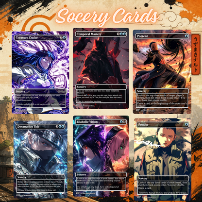 Naruto  MTG Proxy Commander Deck