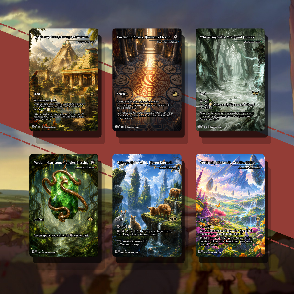 The Lion King MTG Proxy Commander Deck