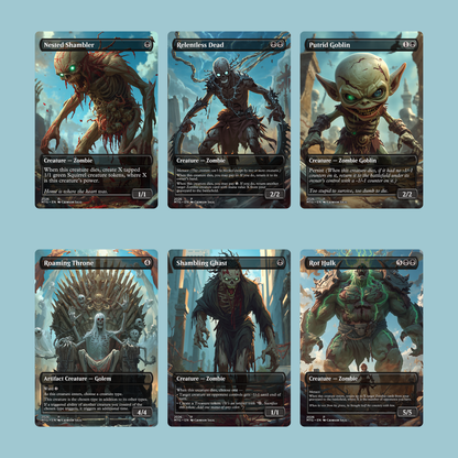 Zombie Tribal MTG Proxy Commander Deck