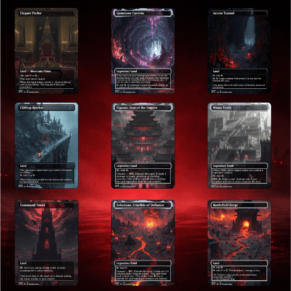 Arabella-Crimson Doll Queen MTG Proxy Commander Deck featuring high-quality mtg proxies and magic proxies.