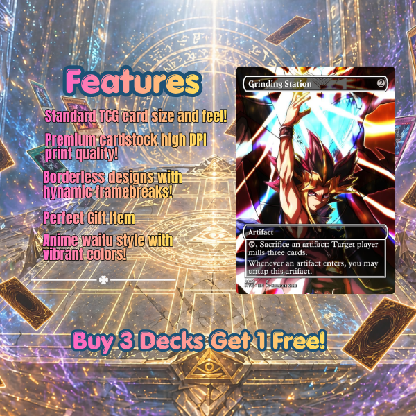 Duel Inferno Yugioh MTG Proxy Commander Deck