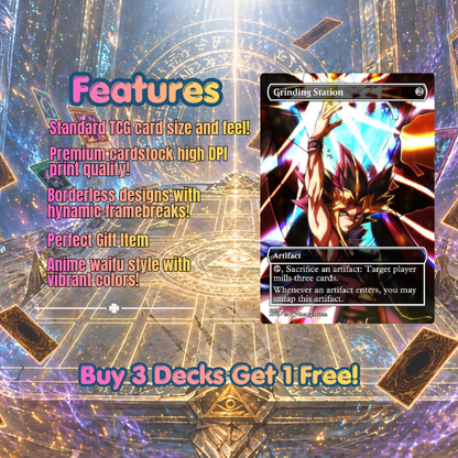 Duel Inferno Yugioh MTG Proxy Commander Deck