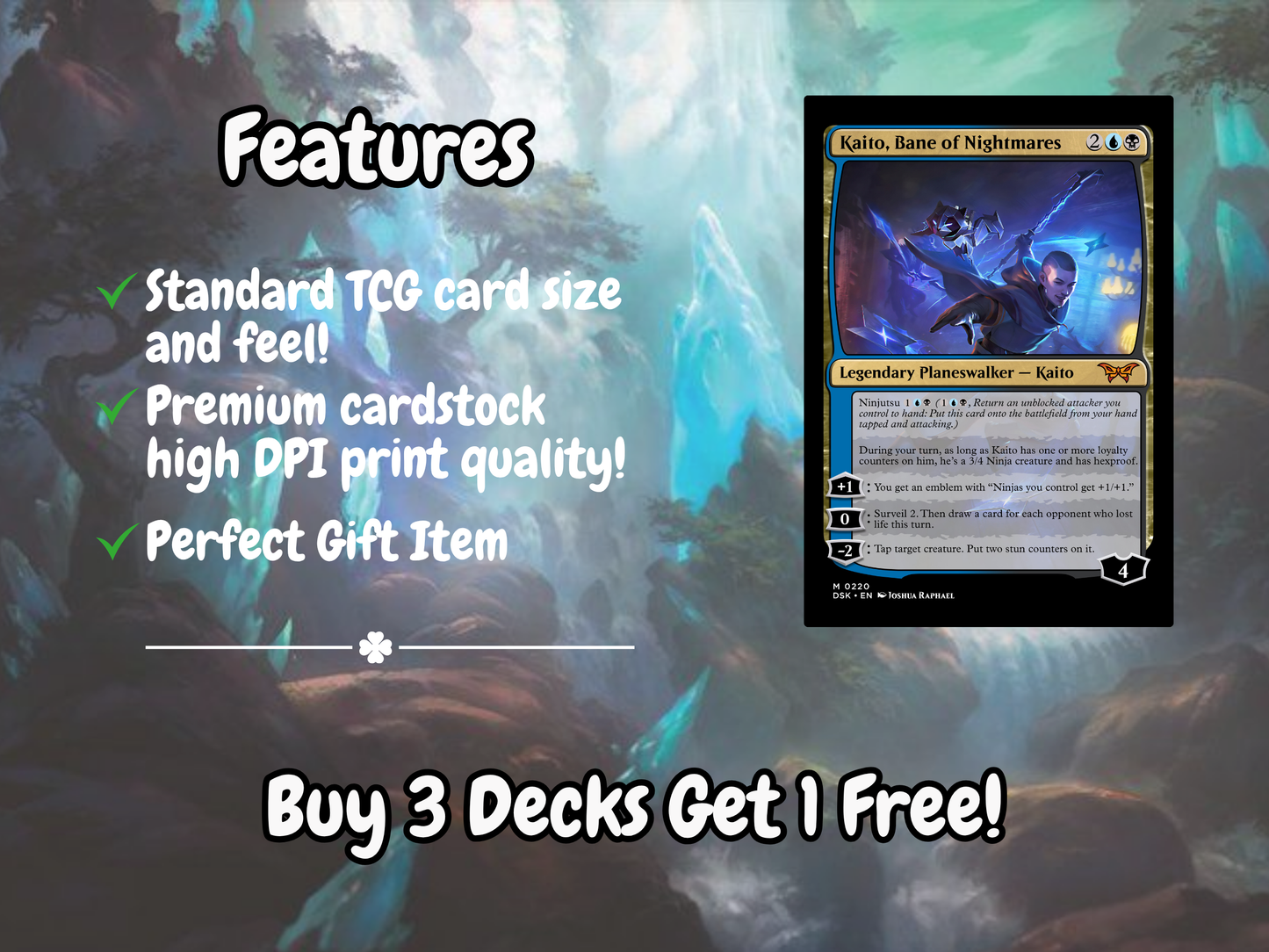 Ninja Tempo MTG Proxy Commander Deck