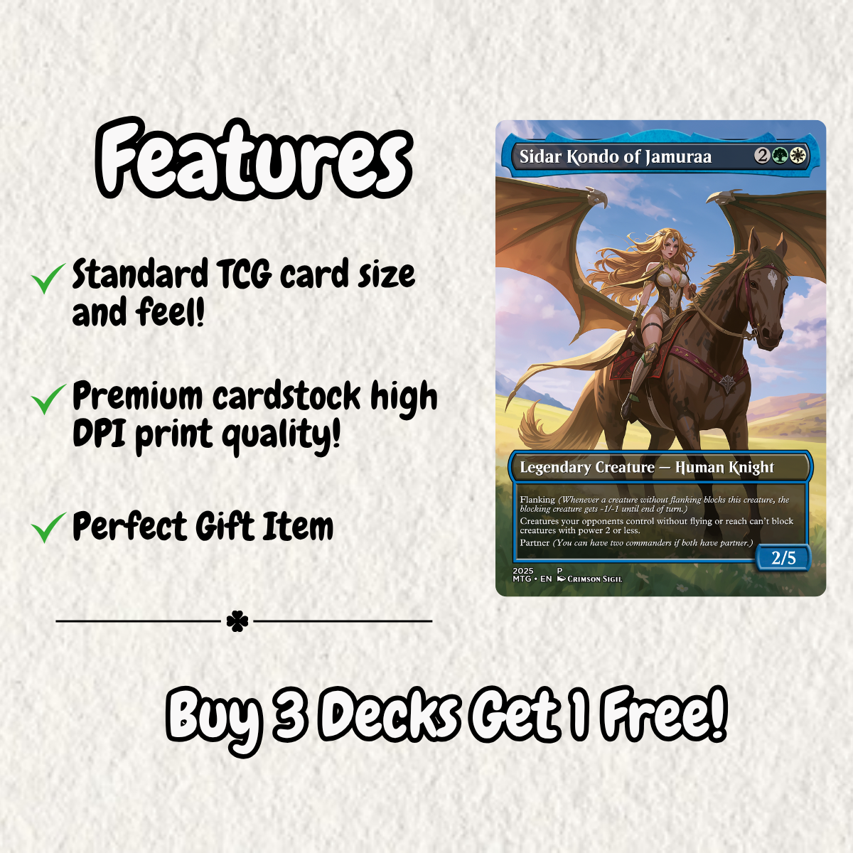 Arcades Defenders MTG Proxy Commander Deck