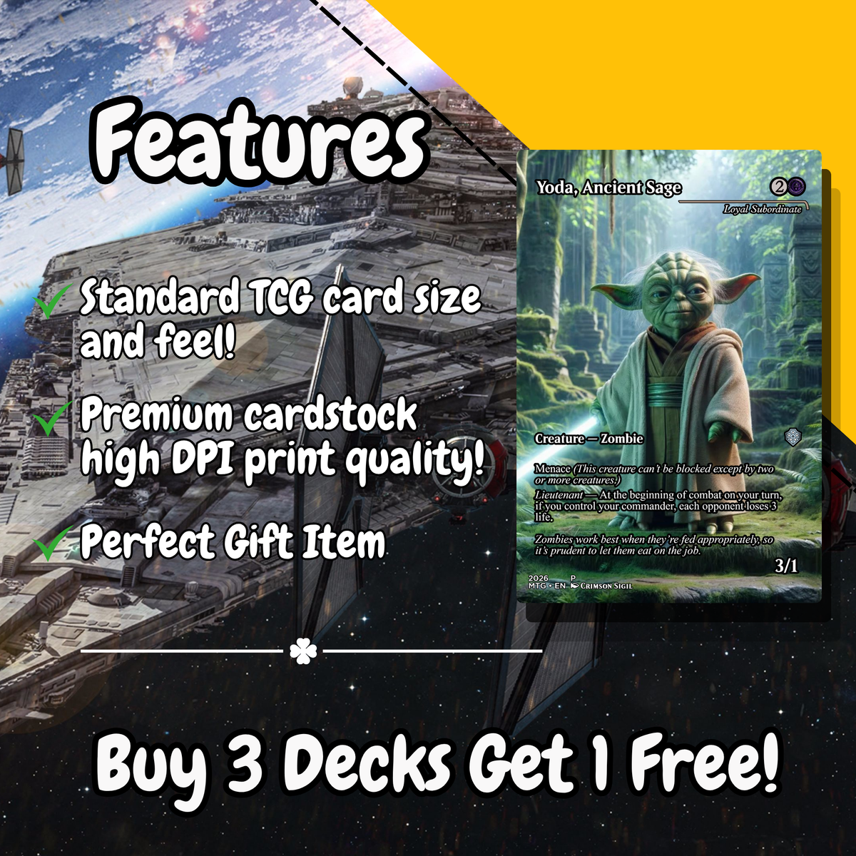 Star Wars MTG Proxy Commander Deck