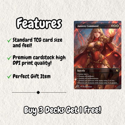 Knight Tribal MTG Proxy Commander Deck
