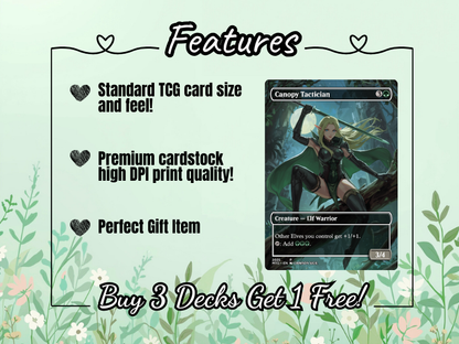 Lathril Elves MTG Proxy Commander Deck