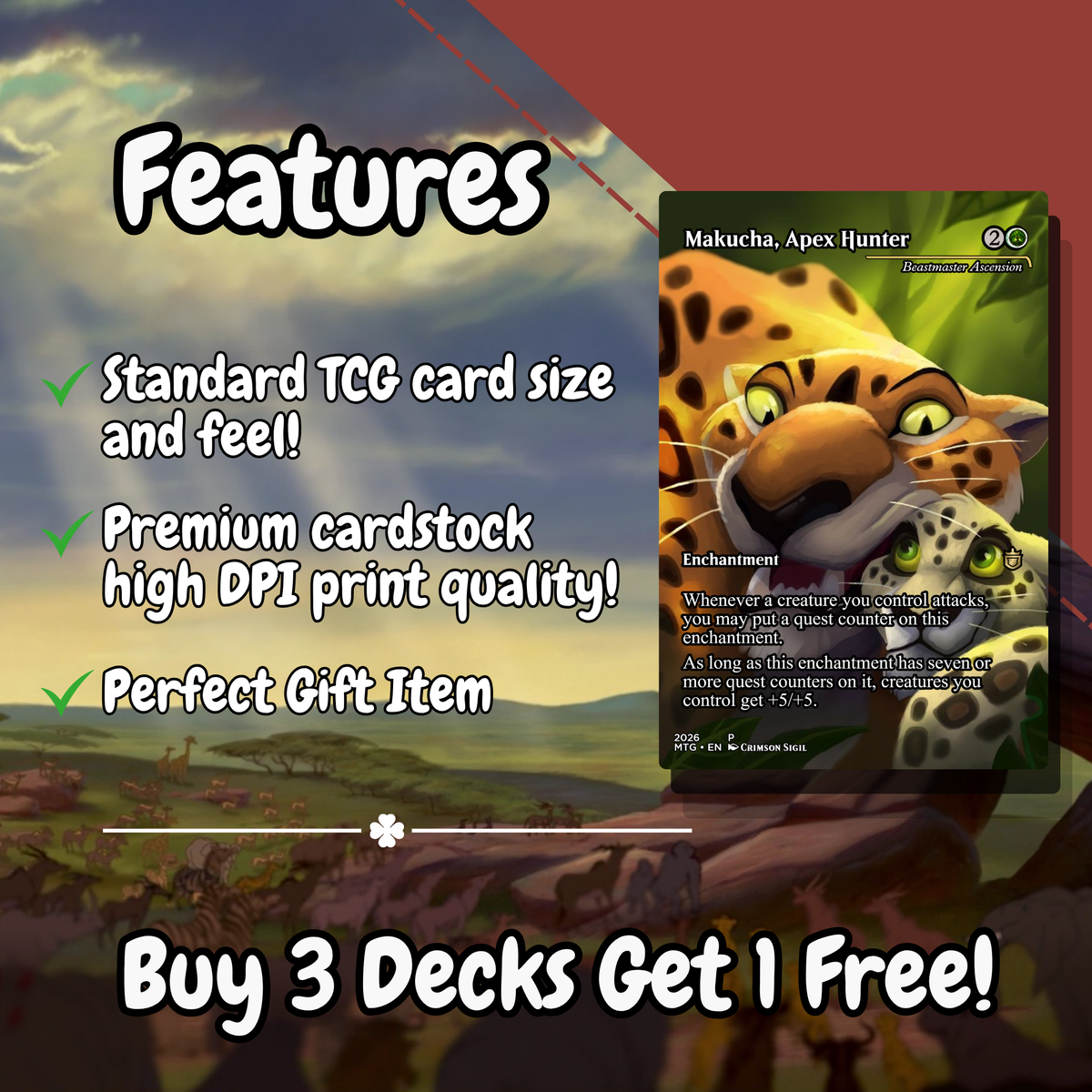 The Lion King MTG Proxy Commander Deck