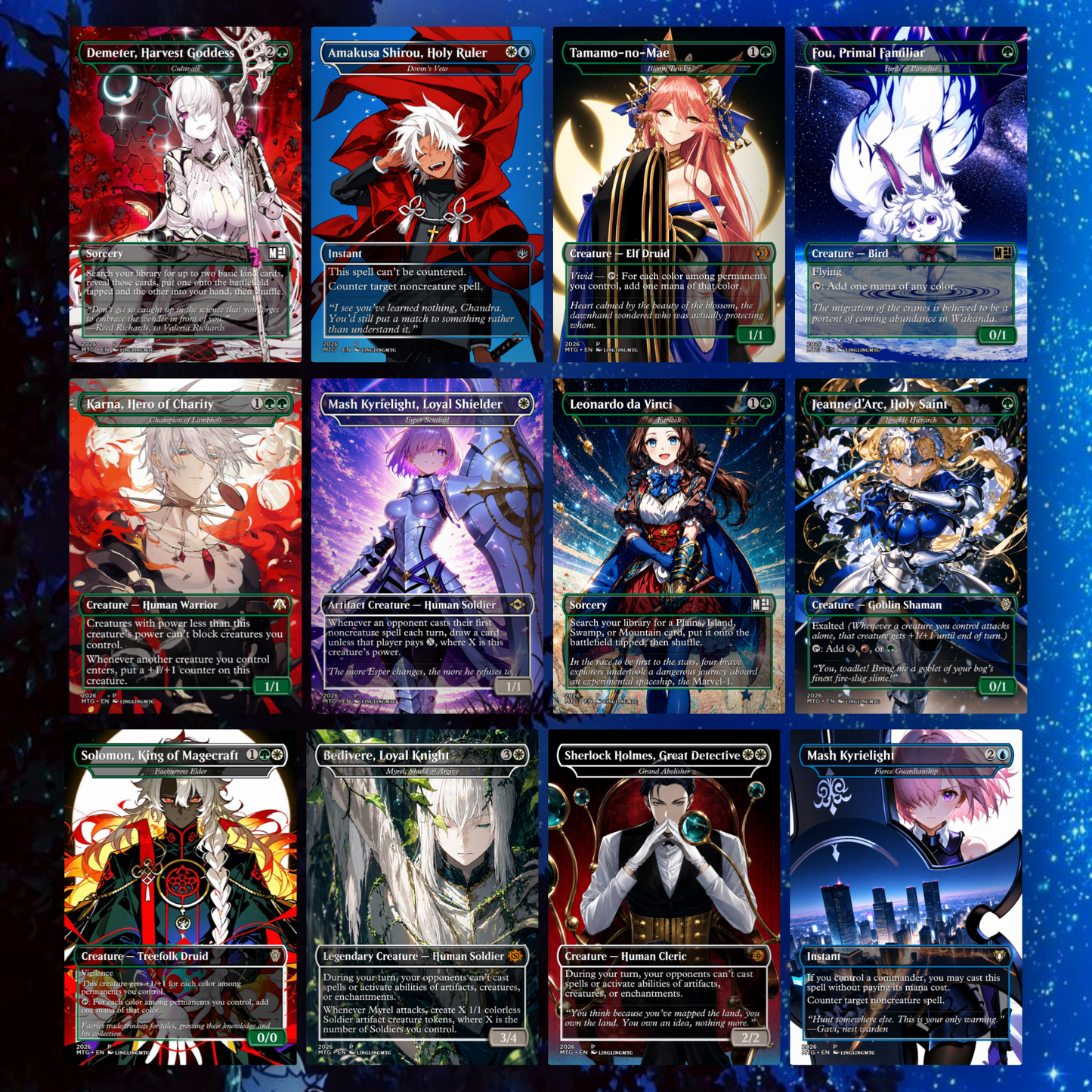 Fate MTG Proxy Commander Deck