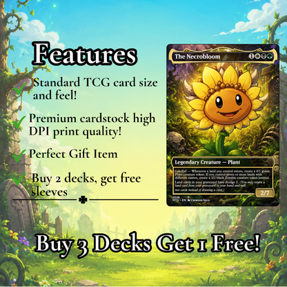 Plants & Zombies MTG Proxy Commander Deck